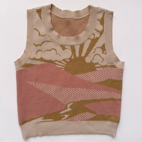 Originality Tops - Originality Sunset Sweater Vest